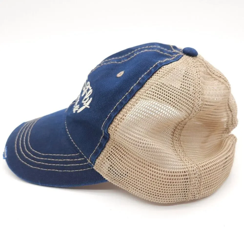 Stay Fly Clearwater River Alaska Snapback Mesh Hat Baseball Cap Fishing Outdoors